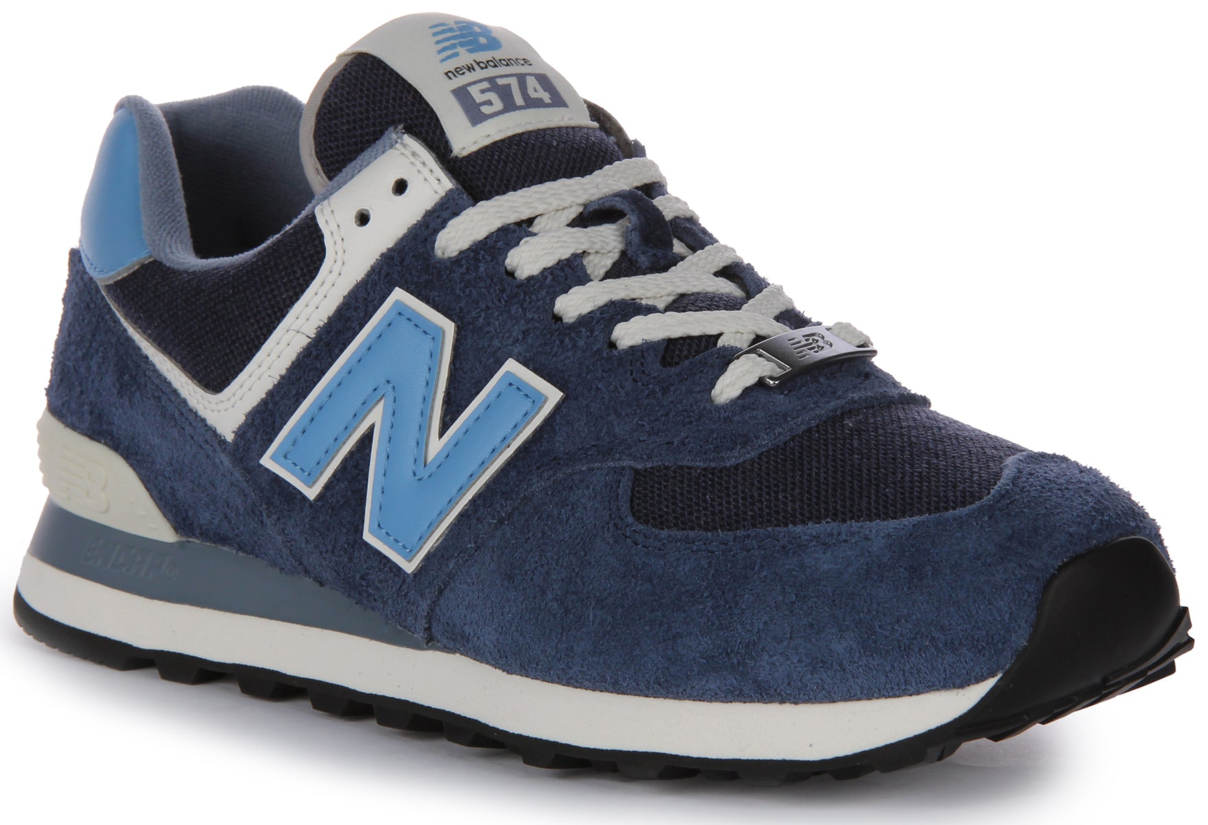 New Balance U574 EZ2 In Navy Blue | Lace up Casual Trainers – 4feetshoes