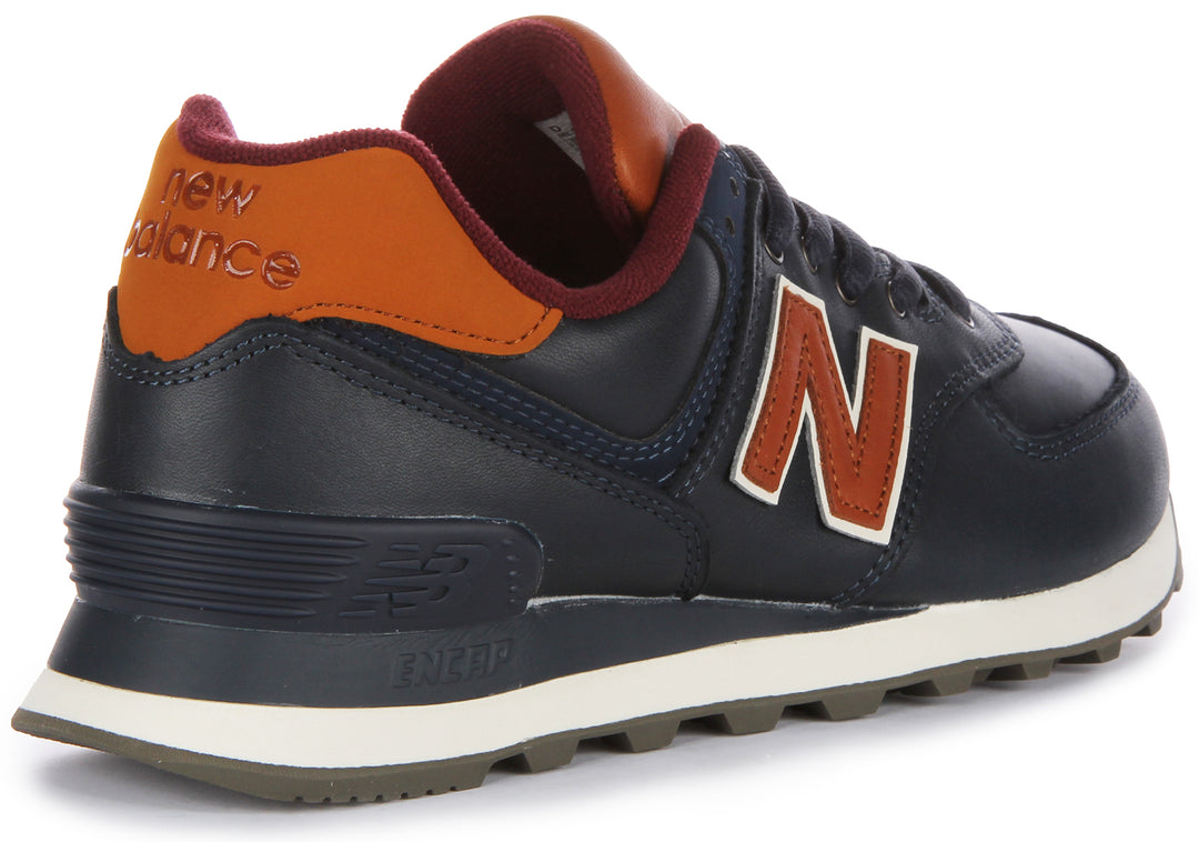 New Balance M574Omc In Navy Brown For Unisex