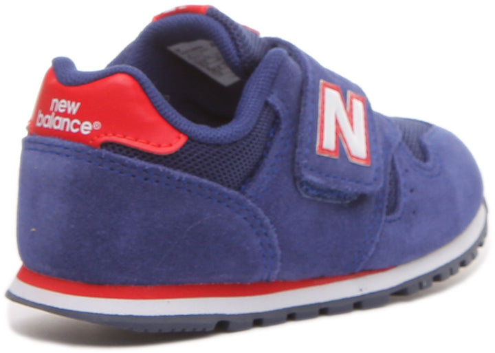 New Balance Iv373Snw In Navy Red For Infants