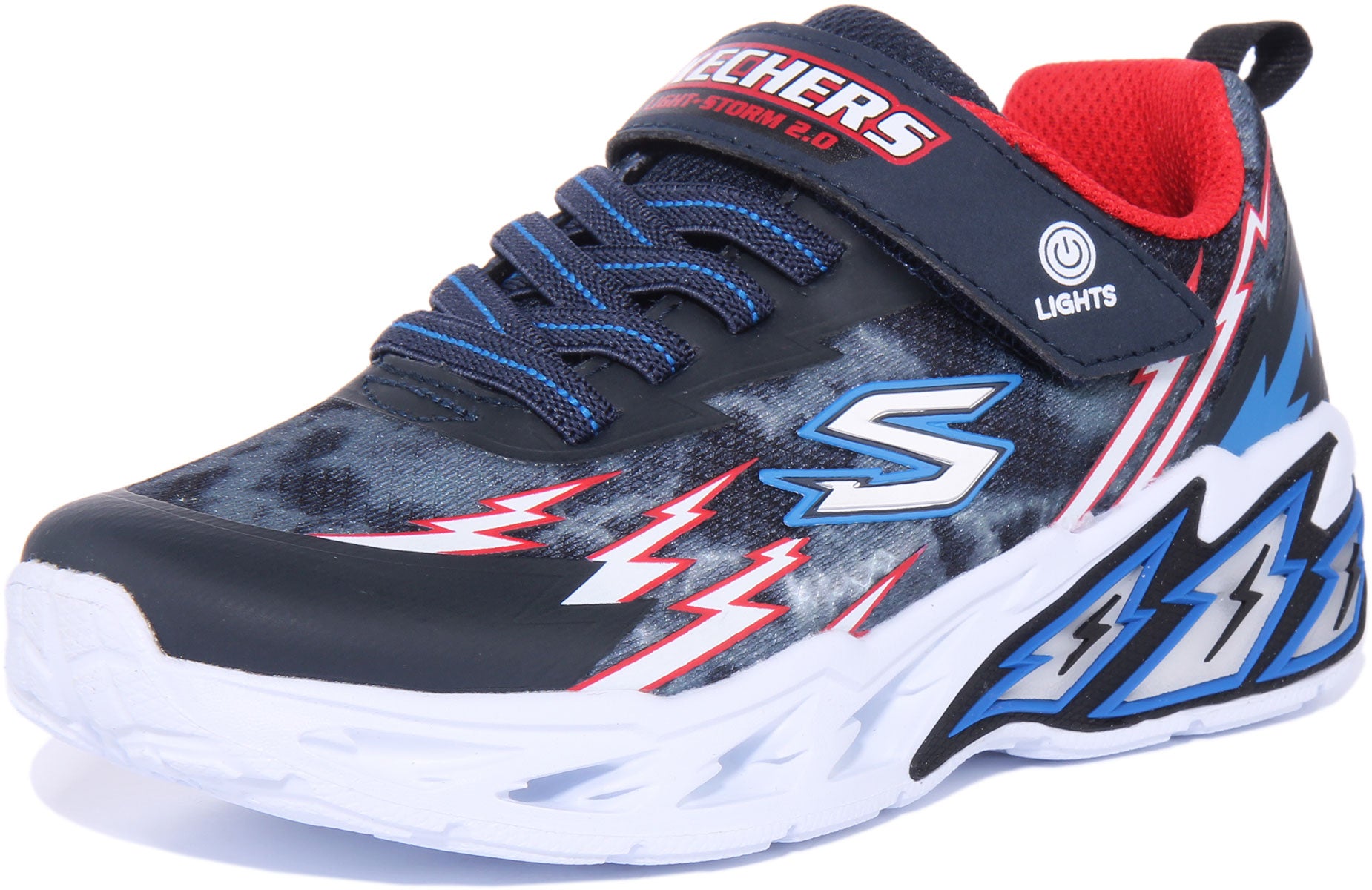 Skechers white light up on sale shoes