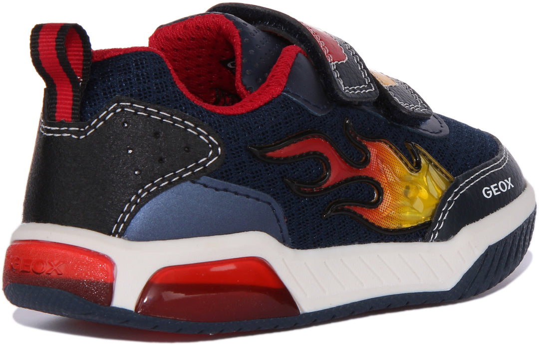 Geox J Inek B. B In Navy Red For Infants