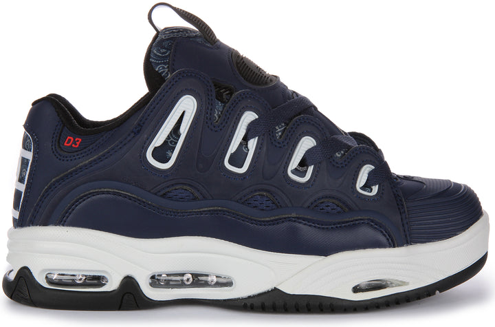 Osiris D3 2001 In Navy Red For Men