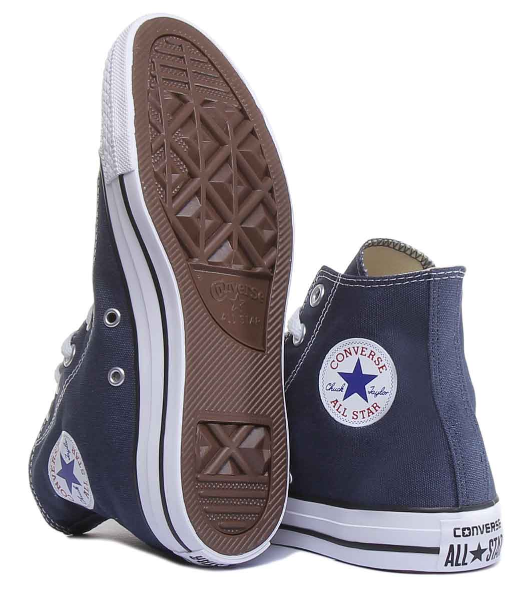 Converse All Star Hi Core Canvas Trainer In Navy White For Unisex
