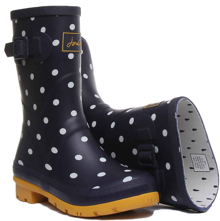 Joules Molly Welly In Navy White