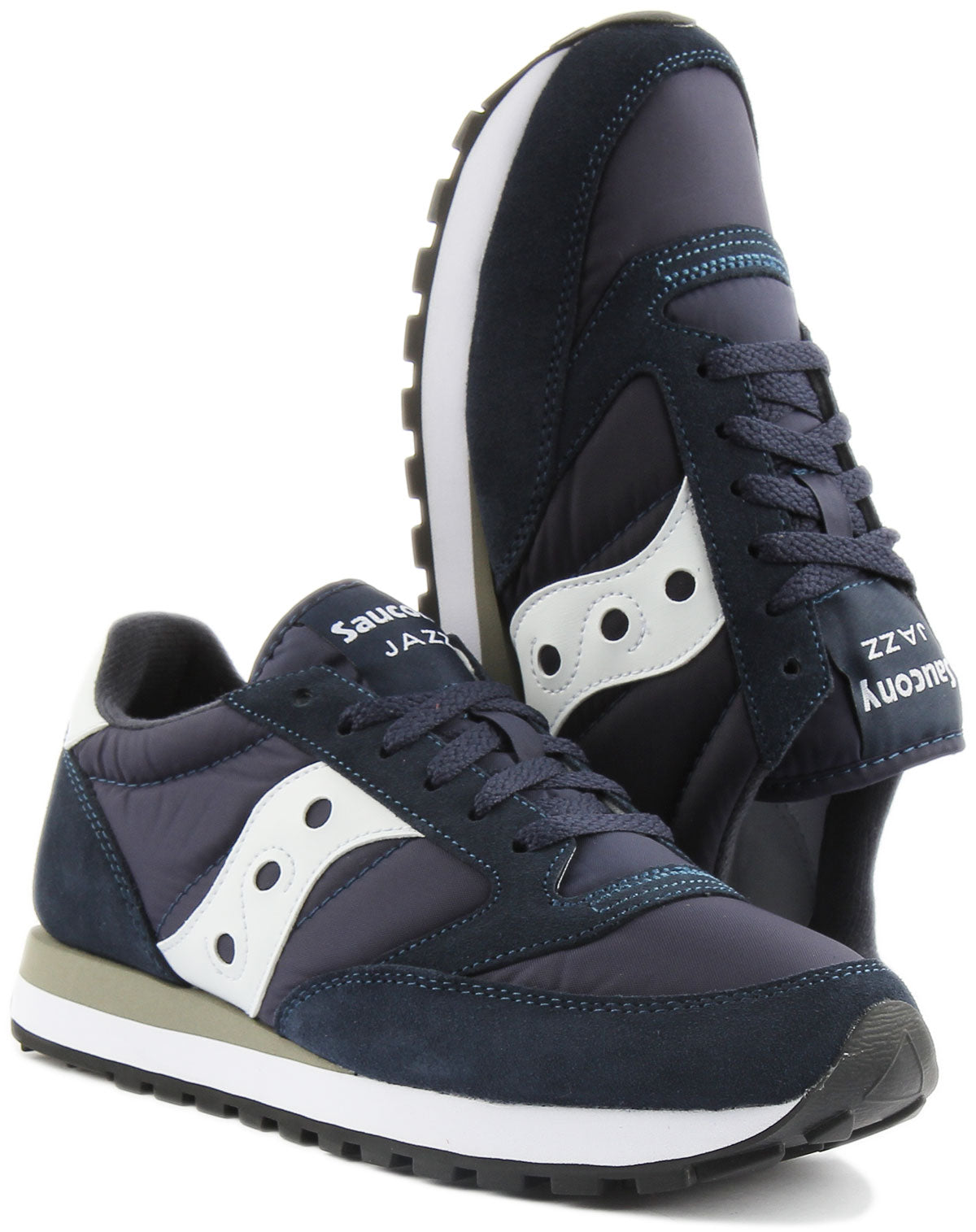 Saucony jazz original hot sale navy white