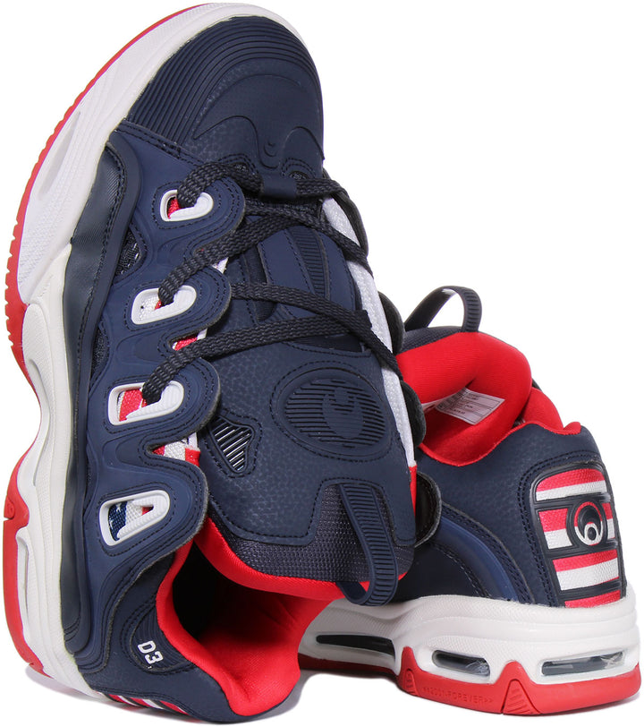 Osiris D3 2001 In Navy White For Men