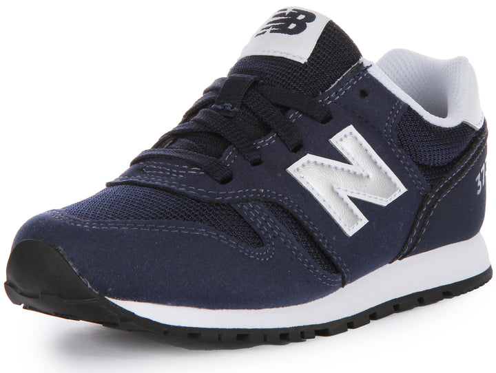 New Balance YC373KN2 K der Klassisch Schnürung Synthetisch Turnschuhe Mar e Weiß