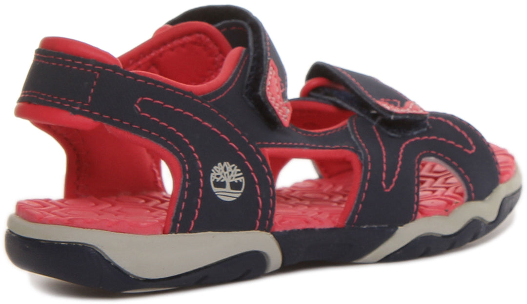Timberland A1Aas In Navy Pink For Kids