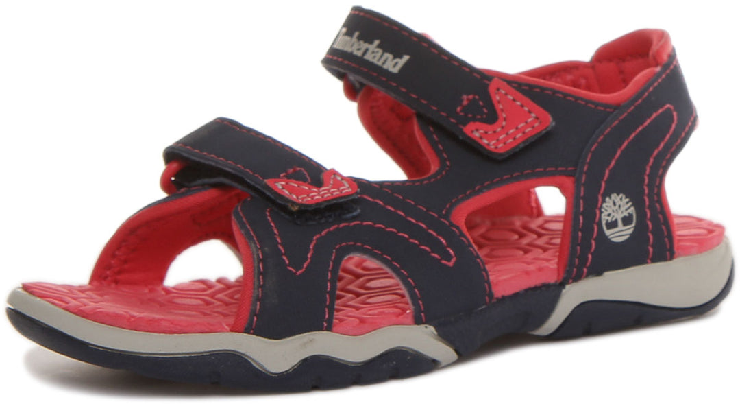 Timberland A1Aas In Navy Pink For Kids