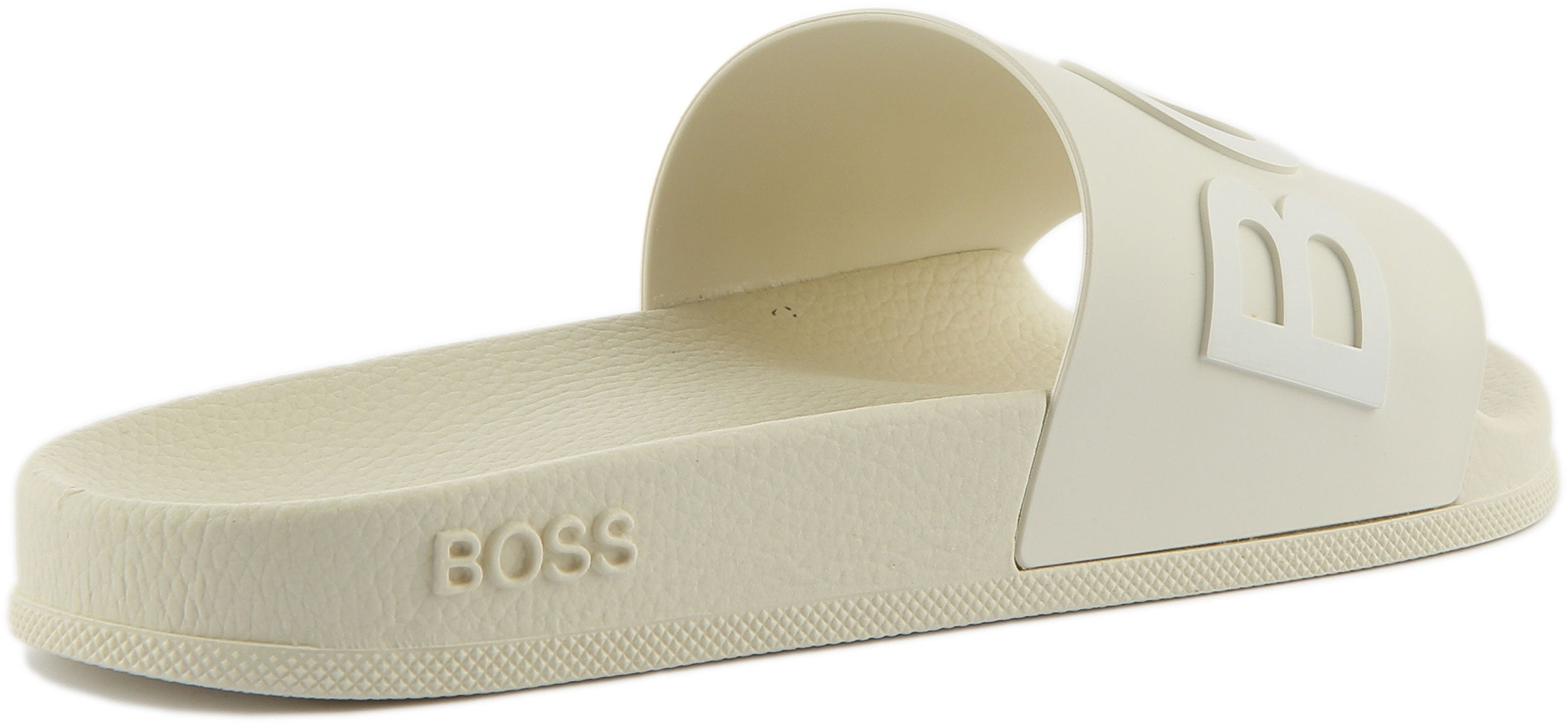 Mens white hugo boss hot sale sliders