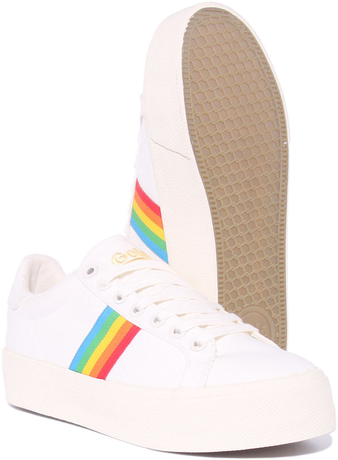 Gola Classics Orchid Platform In Off White For Women