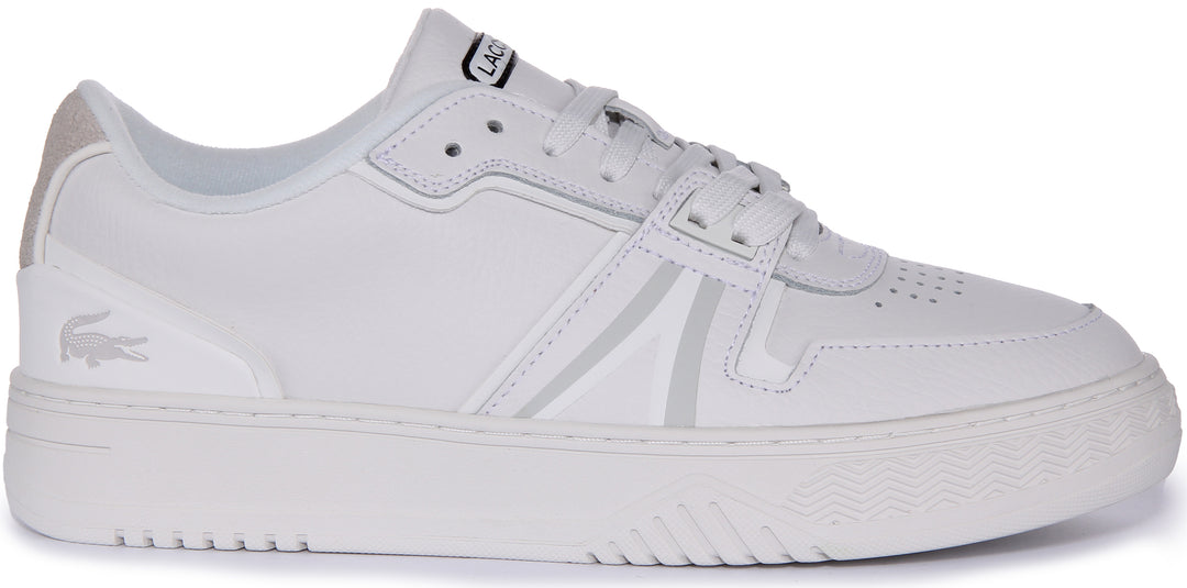 Lacoste L001 0321 In Off White For Men Low Top Trainers