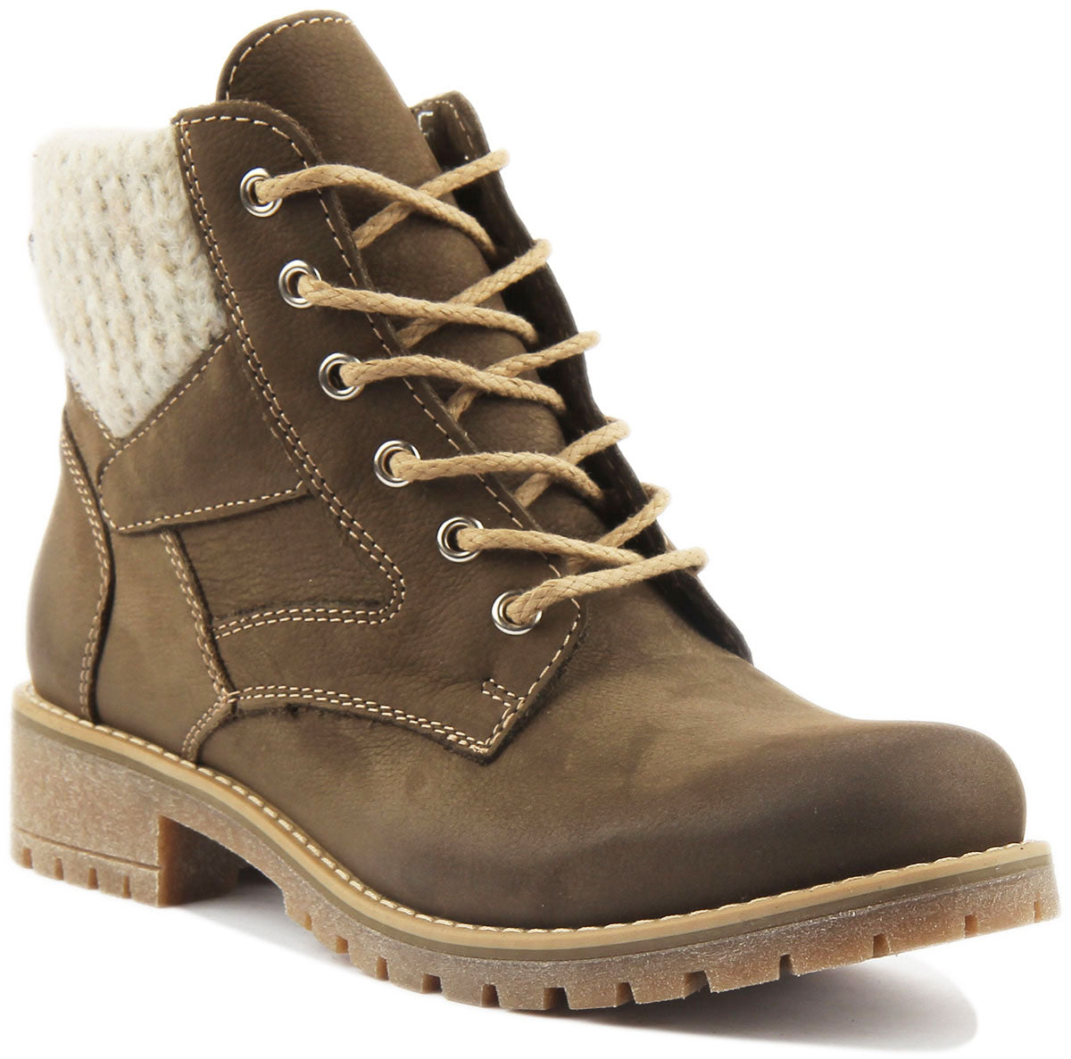 Womens justin discount lace up boots