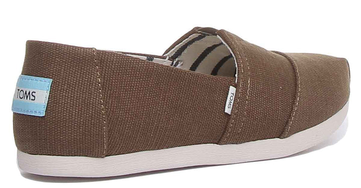 Toms Classic Canvas In Olive