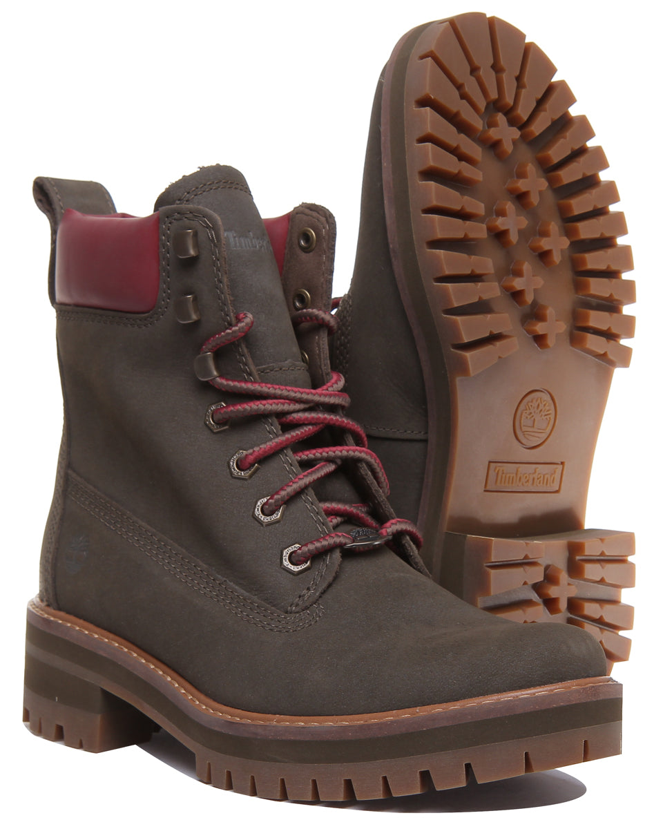 Timberland A2Dtd Courmayeur Valley Boots In Olive For Women
