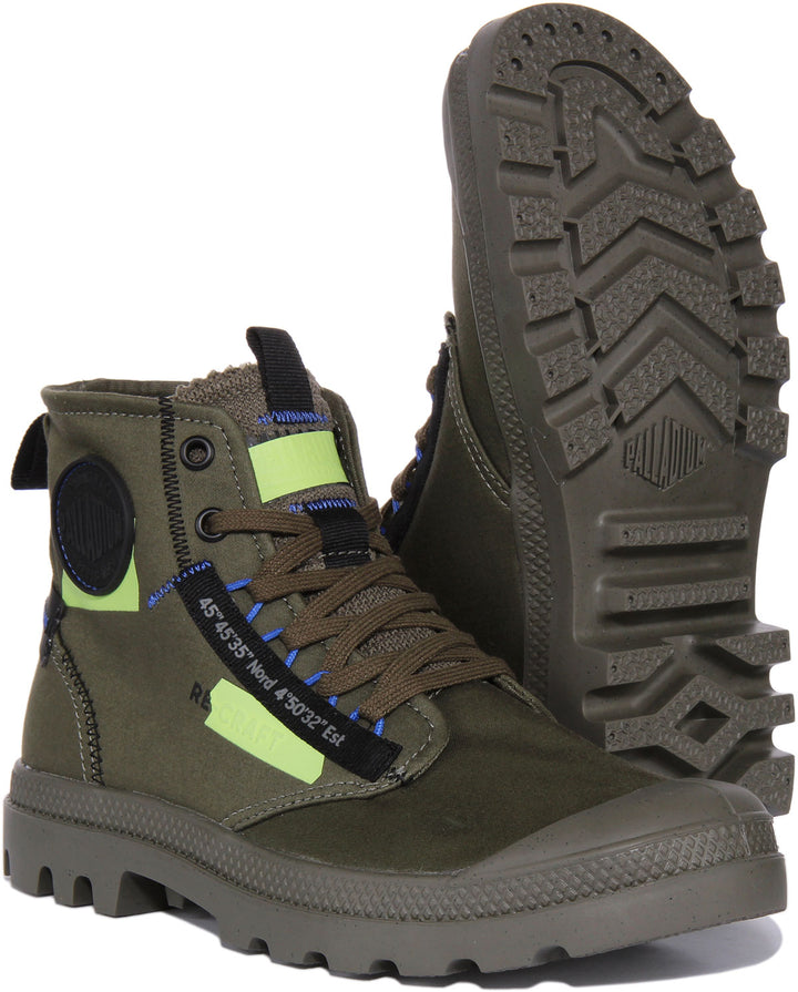 Palladium Pampa Hi In Olive