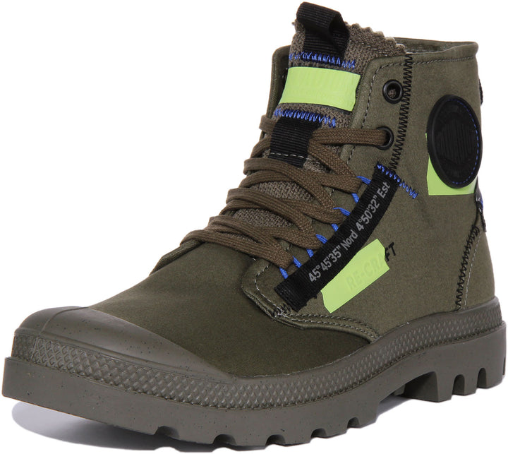 Palladium Pampa Hi In Olive