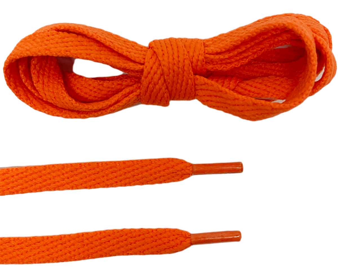 Tipstar Laces Flat Laces In Orange