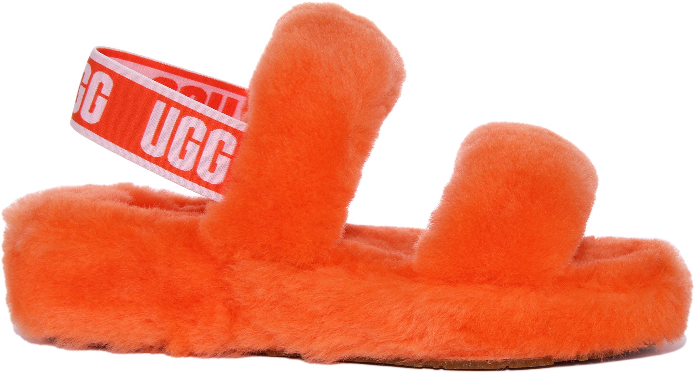 Orange best sale ugg slides