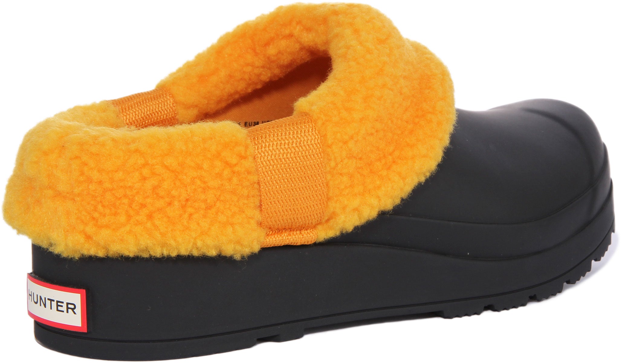 Orange crocs with fur online