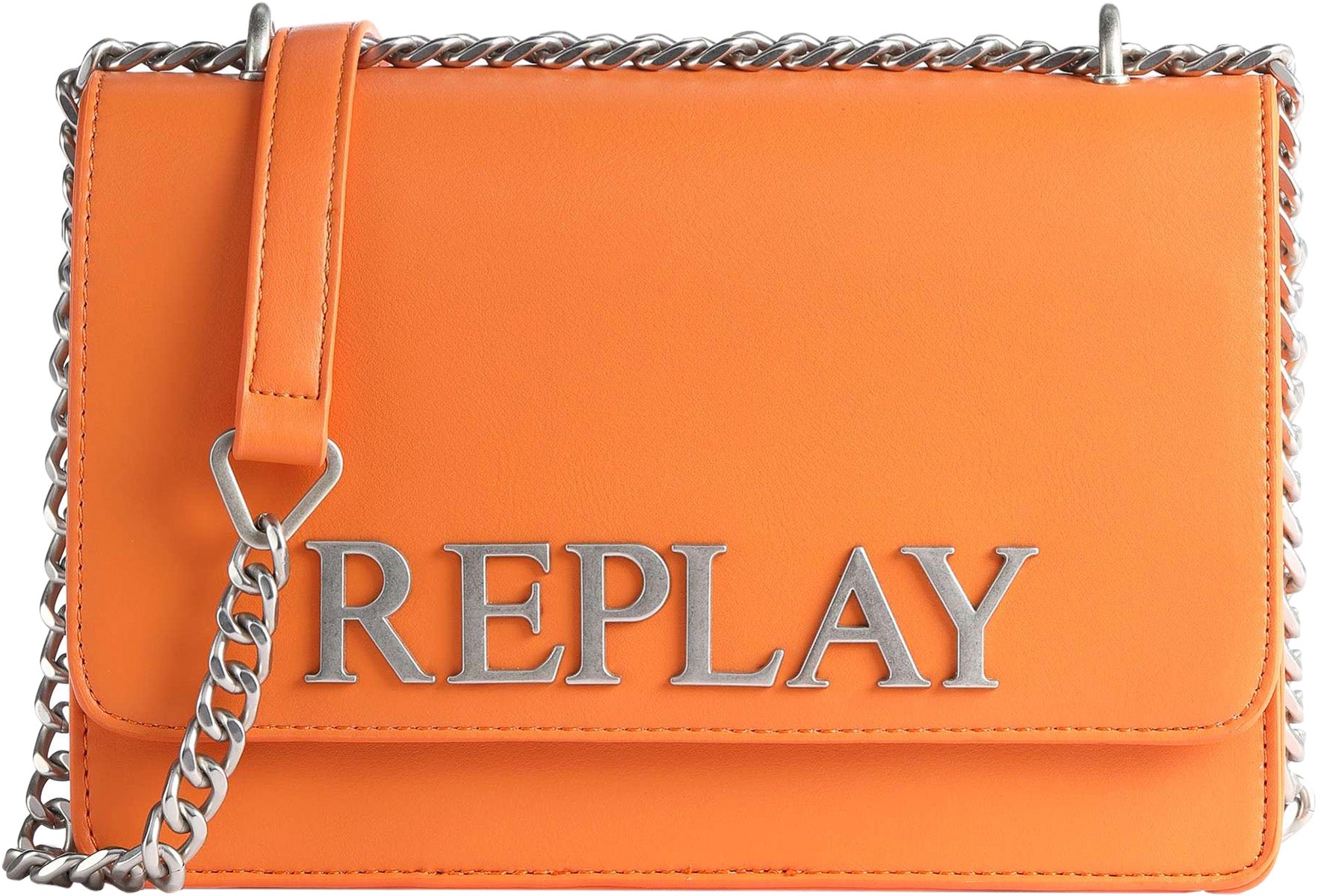 Metal chain hot sale crossbody bag