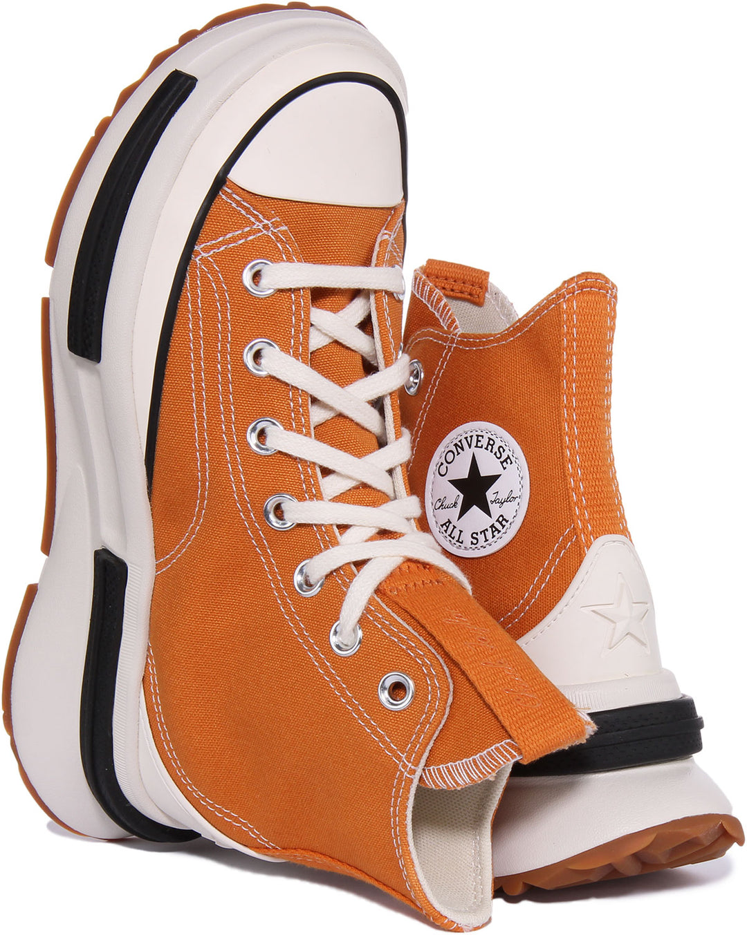 Converse Run Star Legacy CX Scarpe da ginnastica in tela allacciate da in arancione