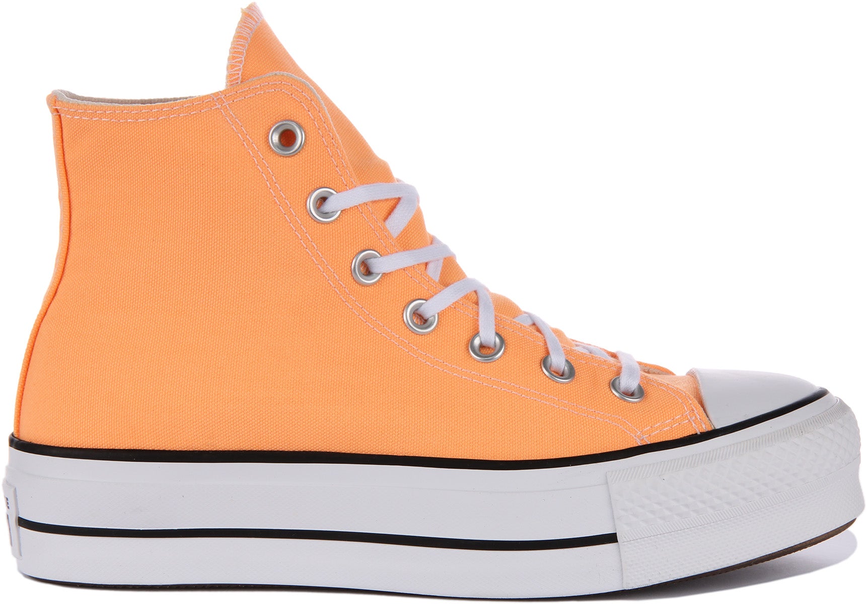 Converse A03052C Lift Hola en naranja para mujeres Plataforma de ascensor 4feetshoes