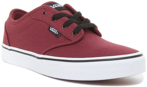 Vans Atwood In Oxblood For Youth