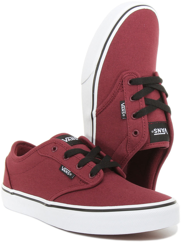 Vans Atwood In Oxblood For Youth