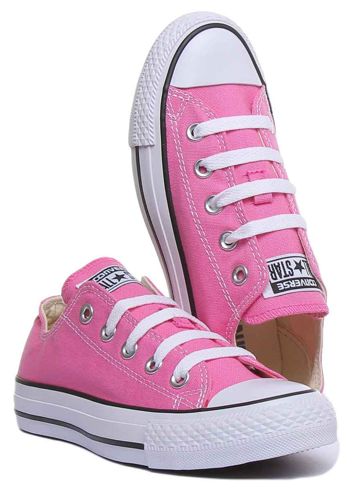 Converse All Star Low Trainer In Pink For Women