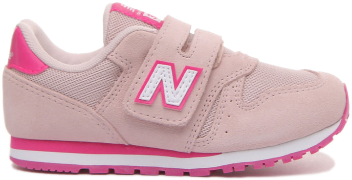 New Balance YV373SPW Velcro Trainers in Pink For Kids