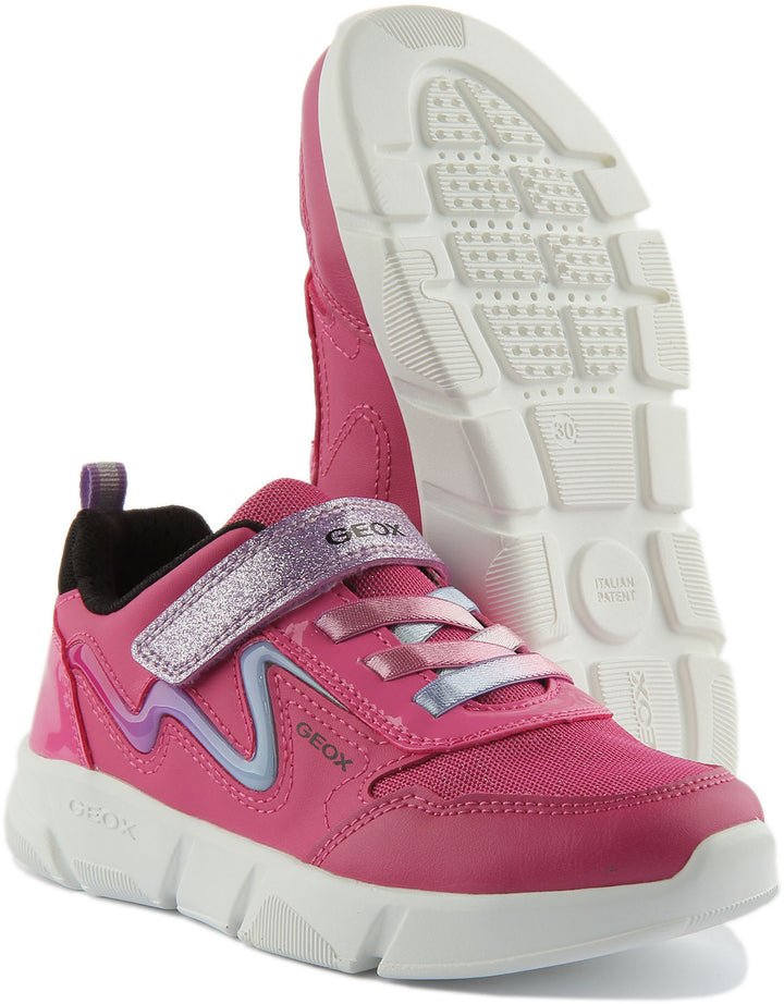 Geox J Aril In Pink For Kids