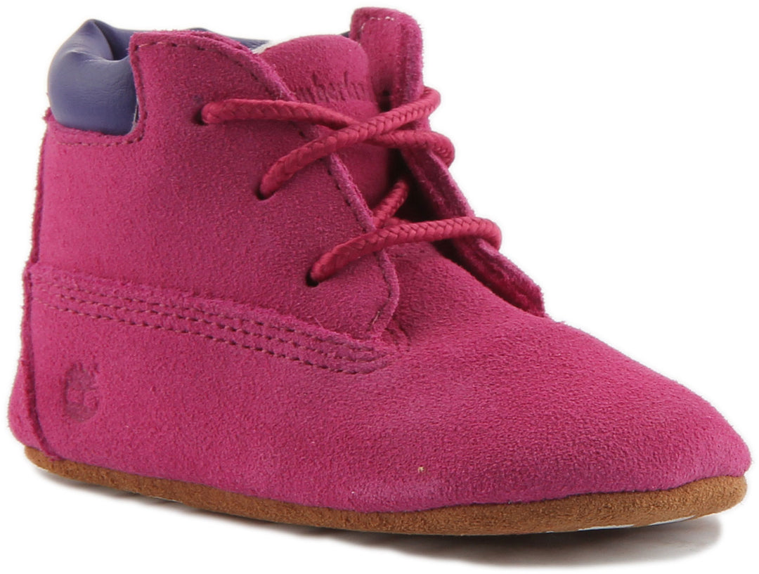 Timberland Crib Bootie A2Kw9 In Pink For Infants