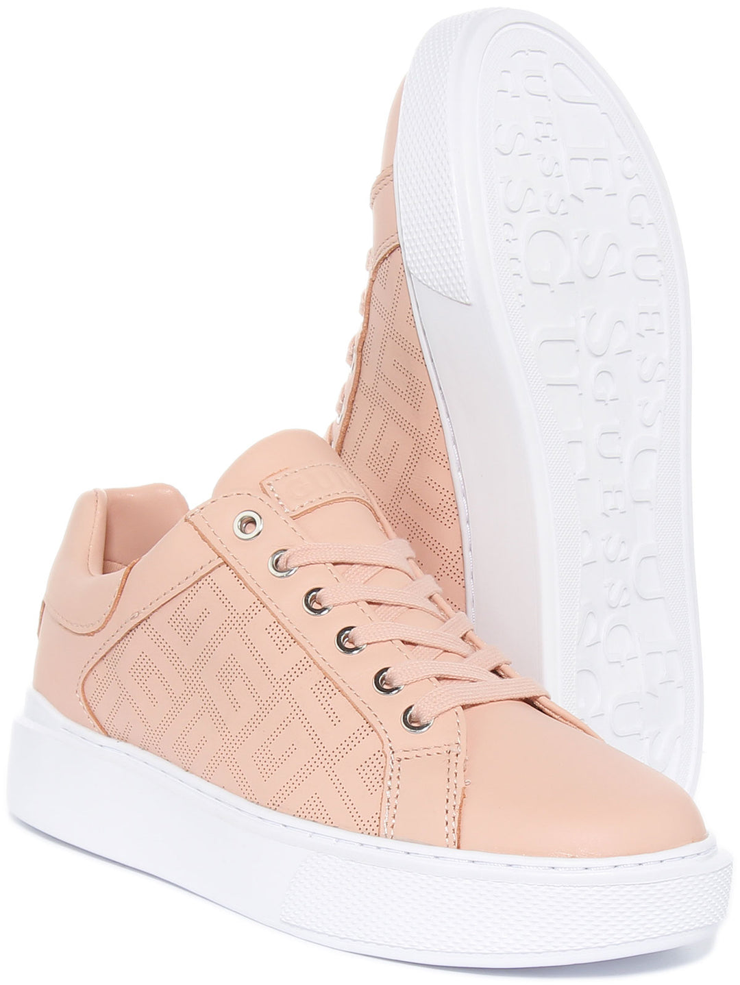 Guess Ivee Platform In Pink For Women