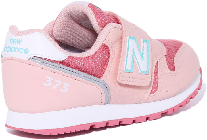 New Balance YZ373JD2 K der Synthetik Haken Und Schleife Riemen Turnschuhe Rosa