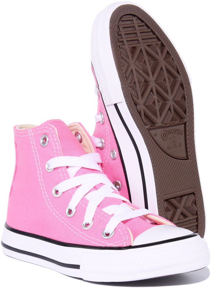 Converse All Star Hi Core Kid In Pink For Kids