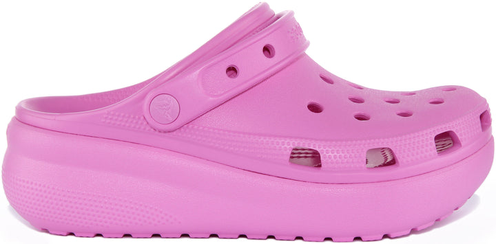 Crocs Classic Cutie K der Ikonische Plattform Sandale Mit Rücken Riemen Rosa