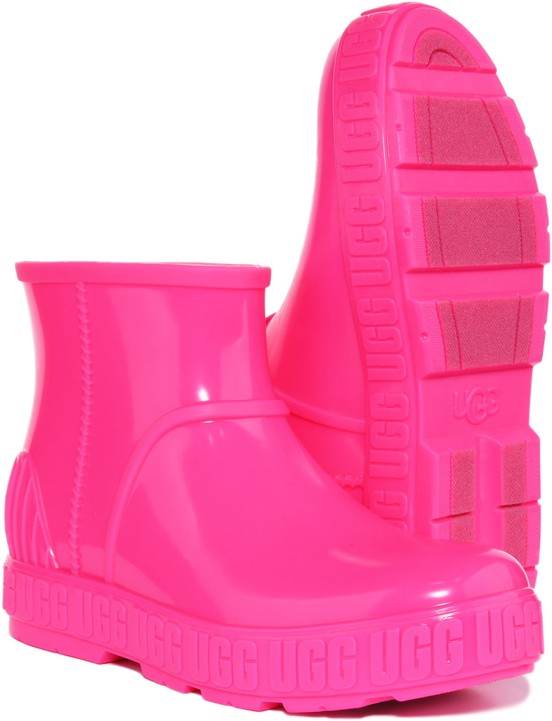 Ugg Australia Drizlita In Pink For Junior Waterproof Rain Boot
