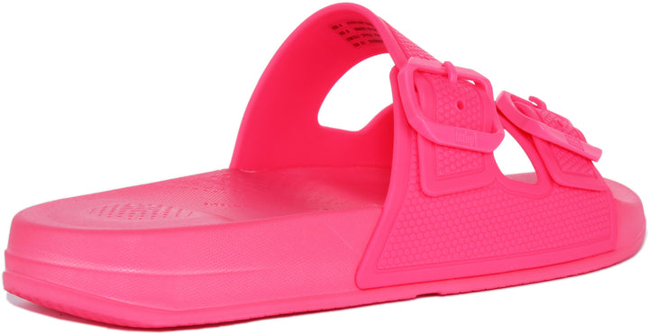 Fitflop Iqushion 2 Buckle In Pink For Women