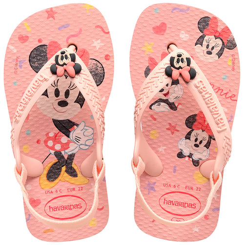 Havaianas Disney Minnie Mouse II In Pink For Toddler
