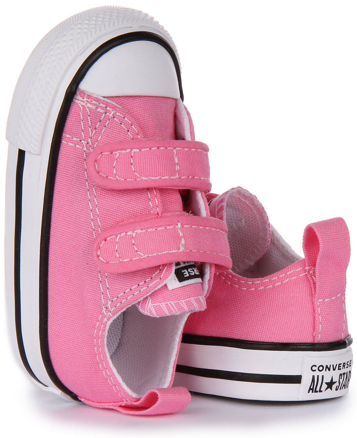 Converse velcro cheap rosa