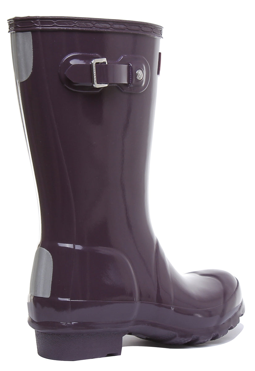 Short Wellies Womens Hunter Wellies Purple Hunter Women's Original