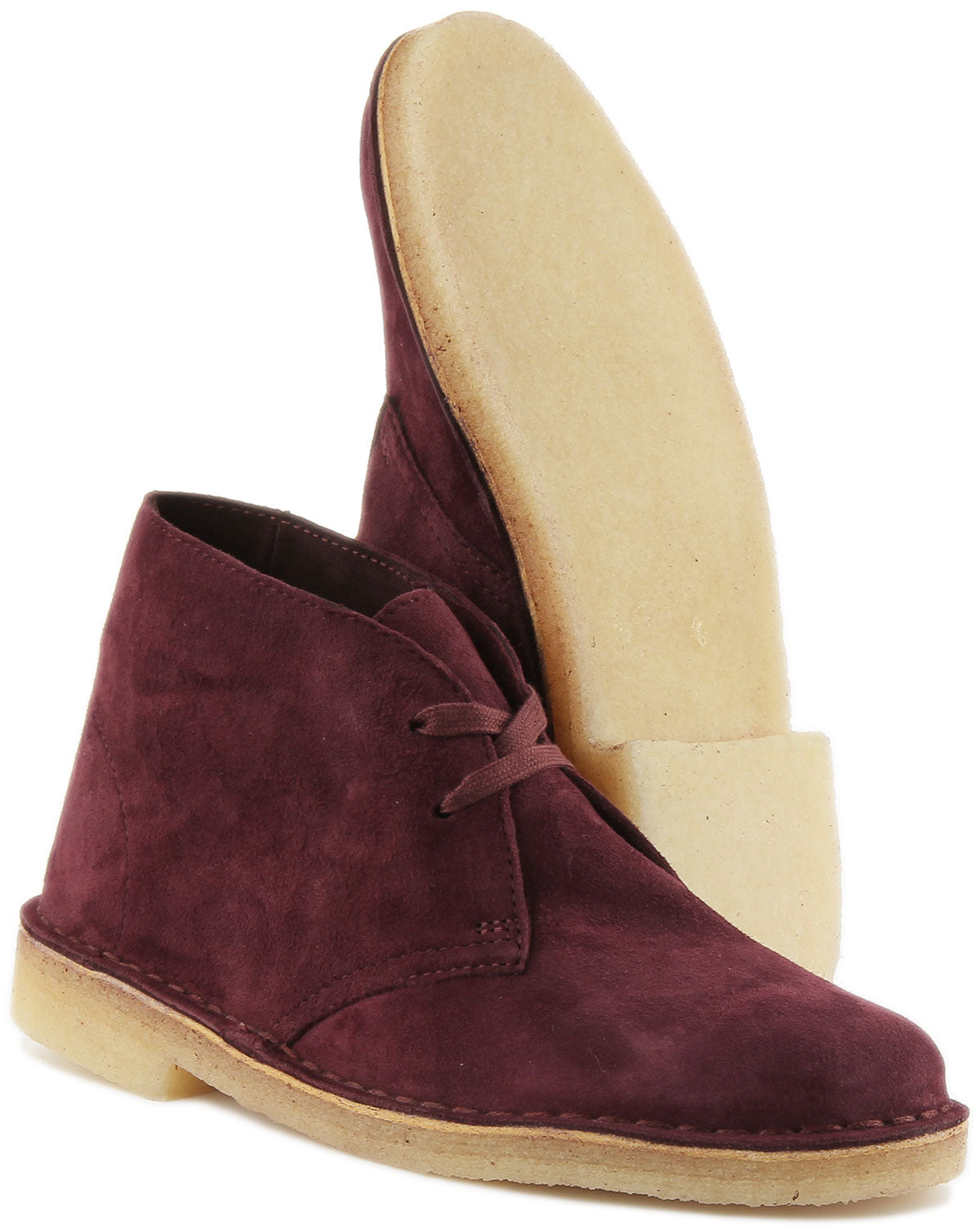 Clarks desert on sale boots bordeaux