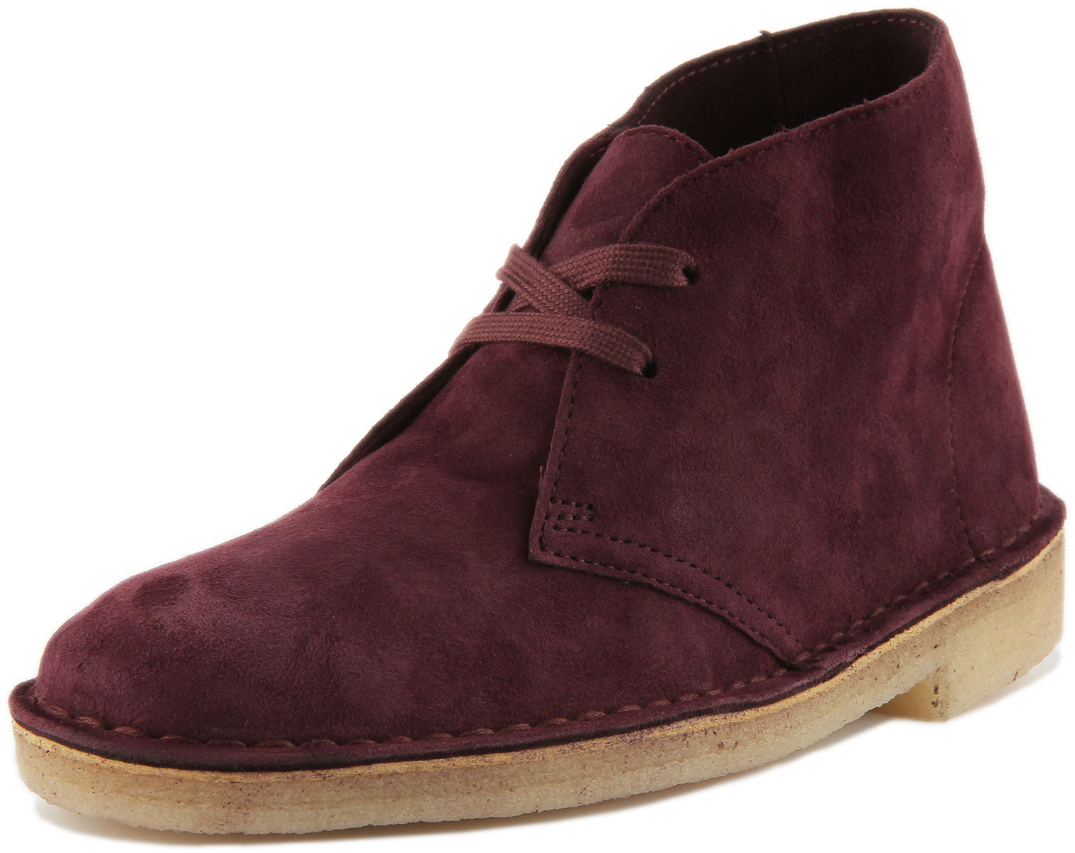 Clarks desert boots store purple