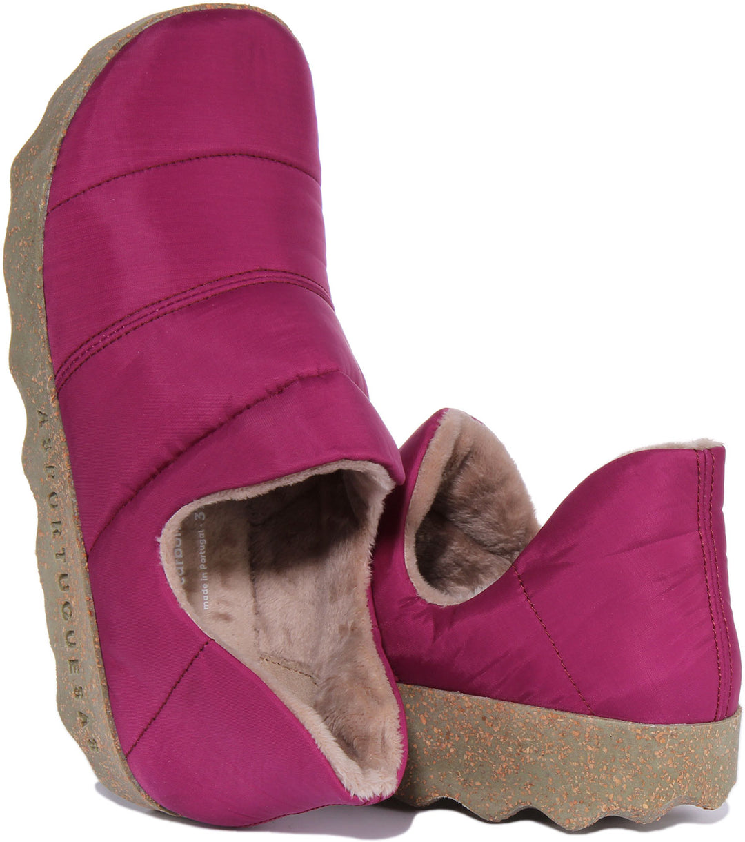 Asportuguesas Crus Chaussures à enfiler en polyester recyclé pour femmes en violet