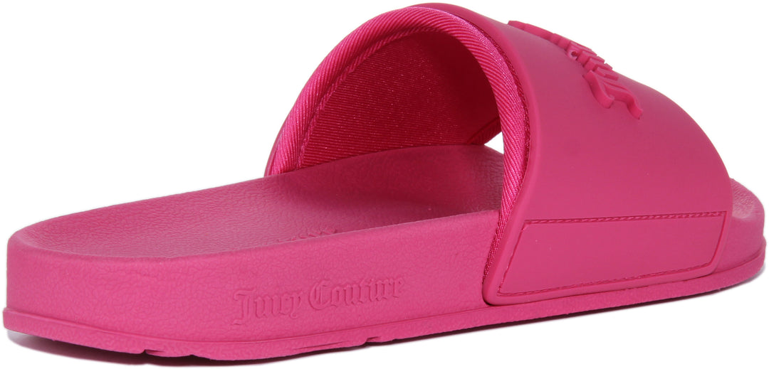 Juicy Couture Breanna Embosse In Raspberry For Women
