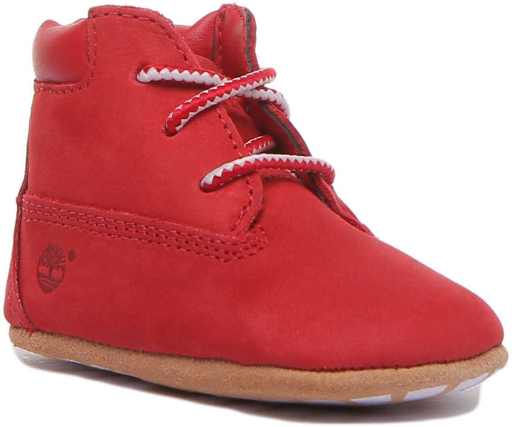 Timberland A214R Bootie With Hat In Red For Infants