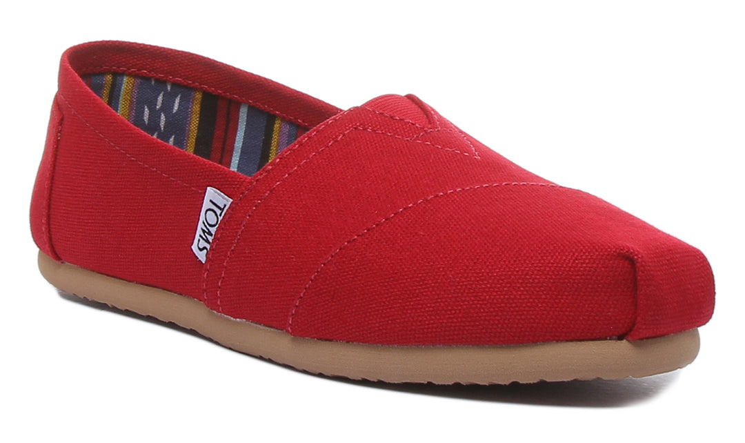 Toms Classic In Red