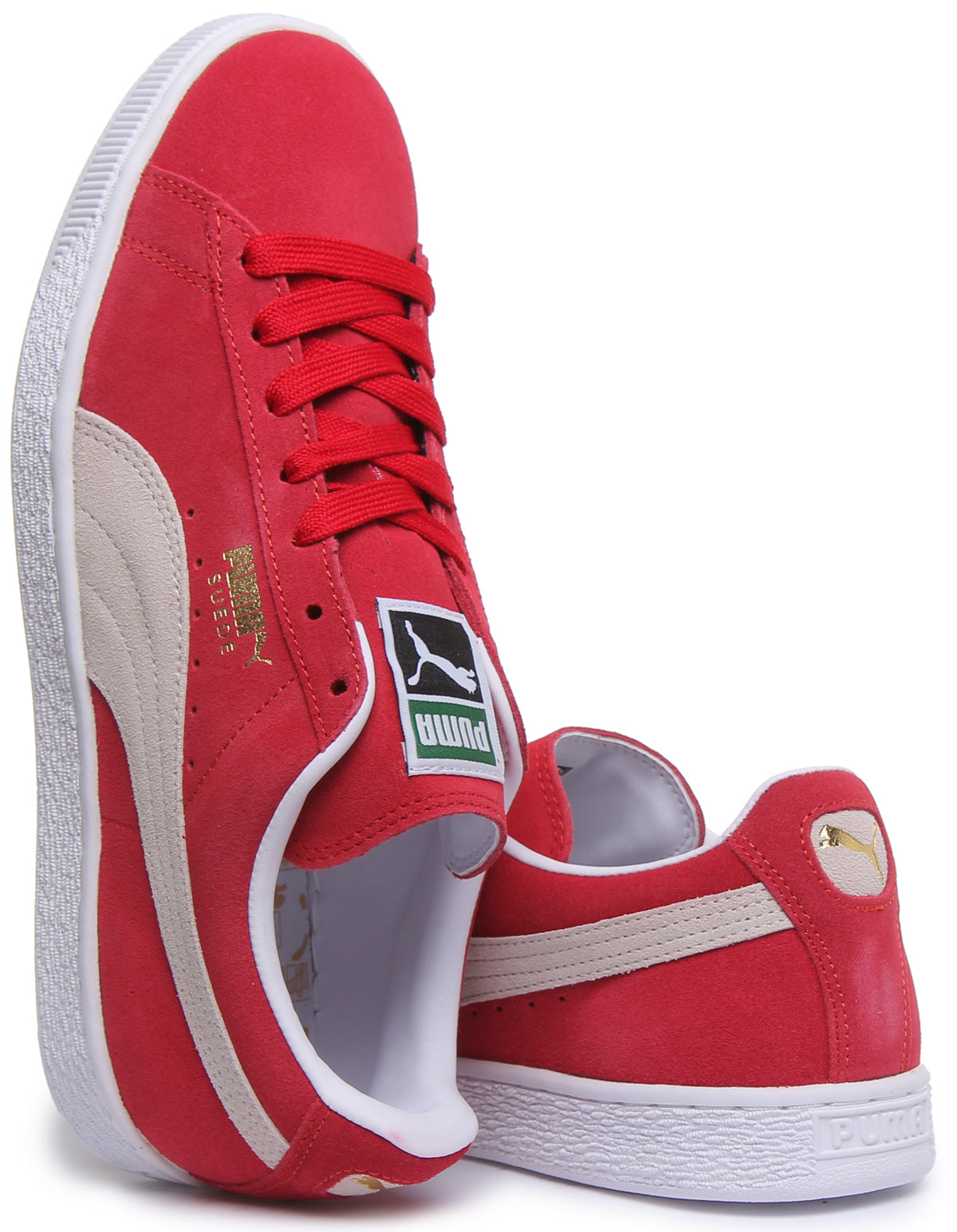 Puma Suede Classic basso in pizzo su scarpe da ginnastica in