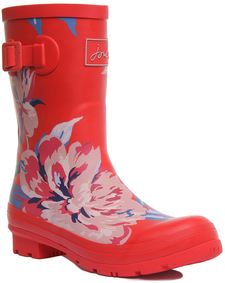 Joules Molly Welly In Red For Women